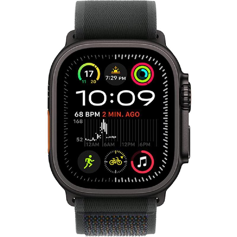 Apple Watch Ultra 2 GPS + Cellular 49mm Black Titanium Case with Black Trail Loop - M/L