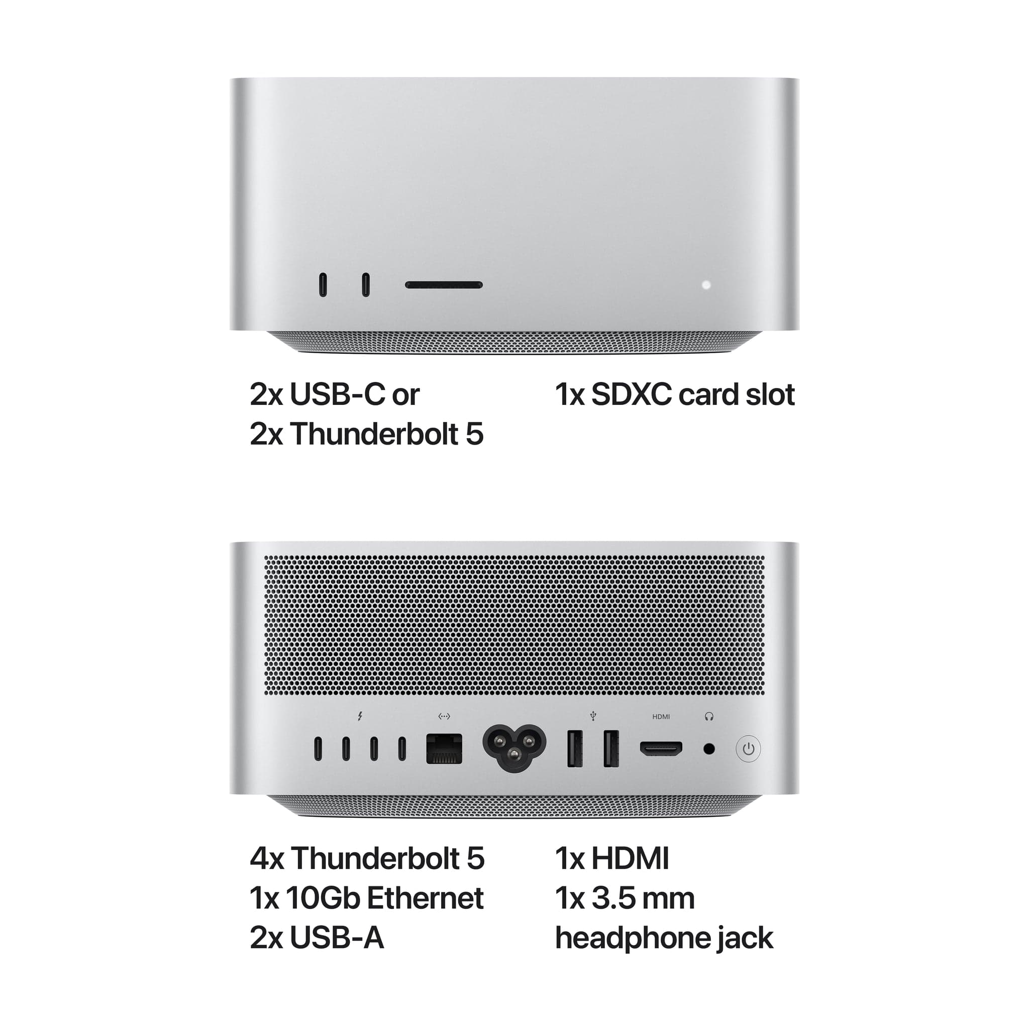 Mac Studio: Apple M4 Max chip with 14‑core CPU, 32‑core GPU, 36GB, 512GB