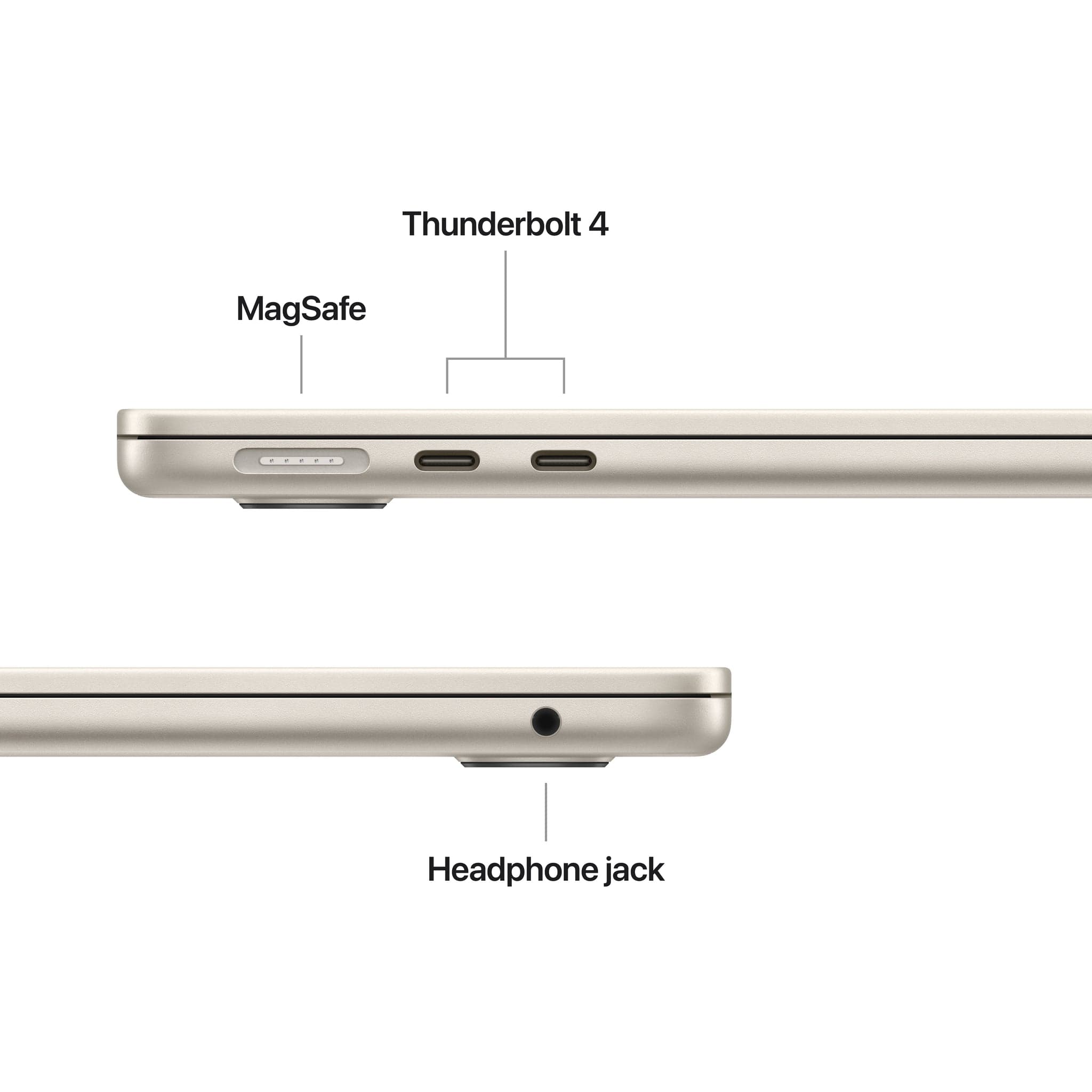 13-inch MacBook Air: Apple M4 chip with 10-core CPU and 10-core GPU, 24GB, 512GB SSD - Starlight