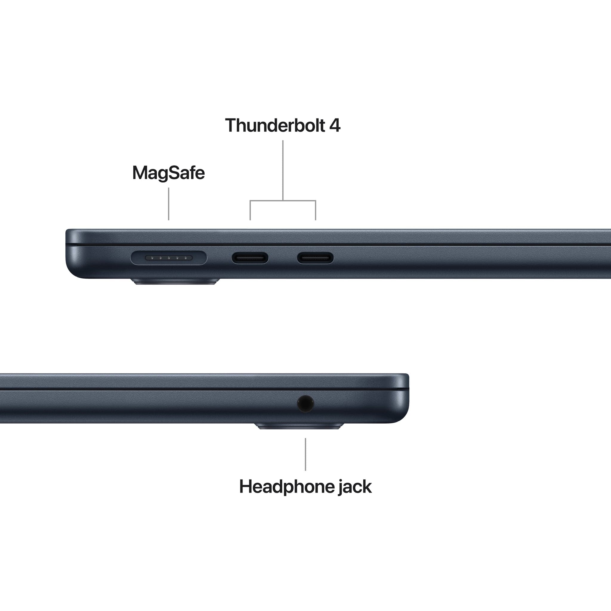 13-inch MacBook Air: Apple M4 chip with 10-core CPU and 10-core GPU, 24GB, 512GB SSD - Midnight