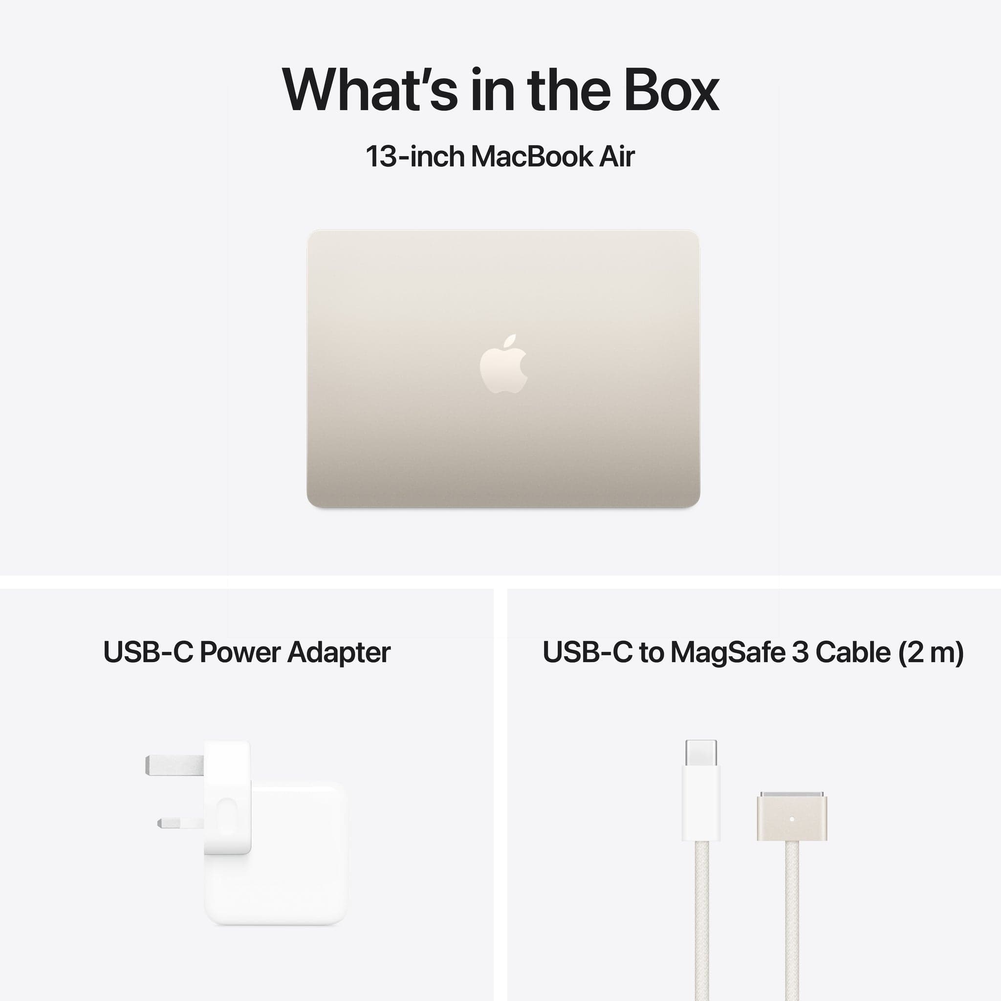 15-inch MacBook Air: Apple M4 chip with 10-core CPU and 10-core GPU, 16GB, 256GB SSD - Starlight