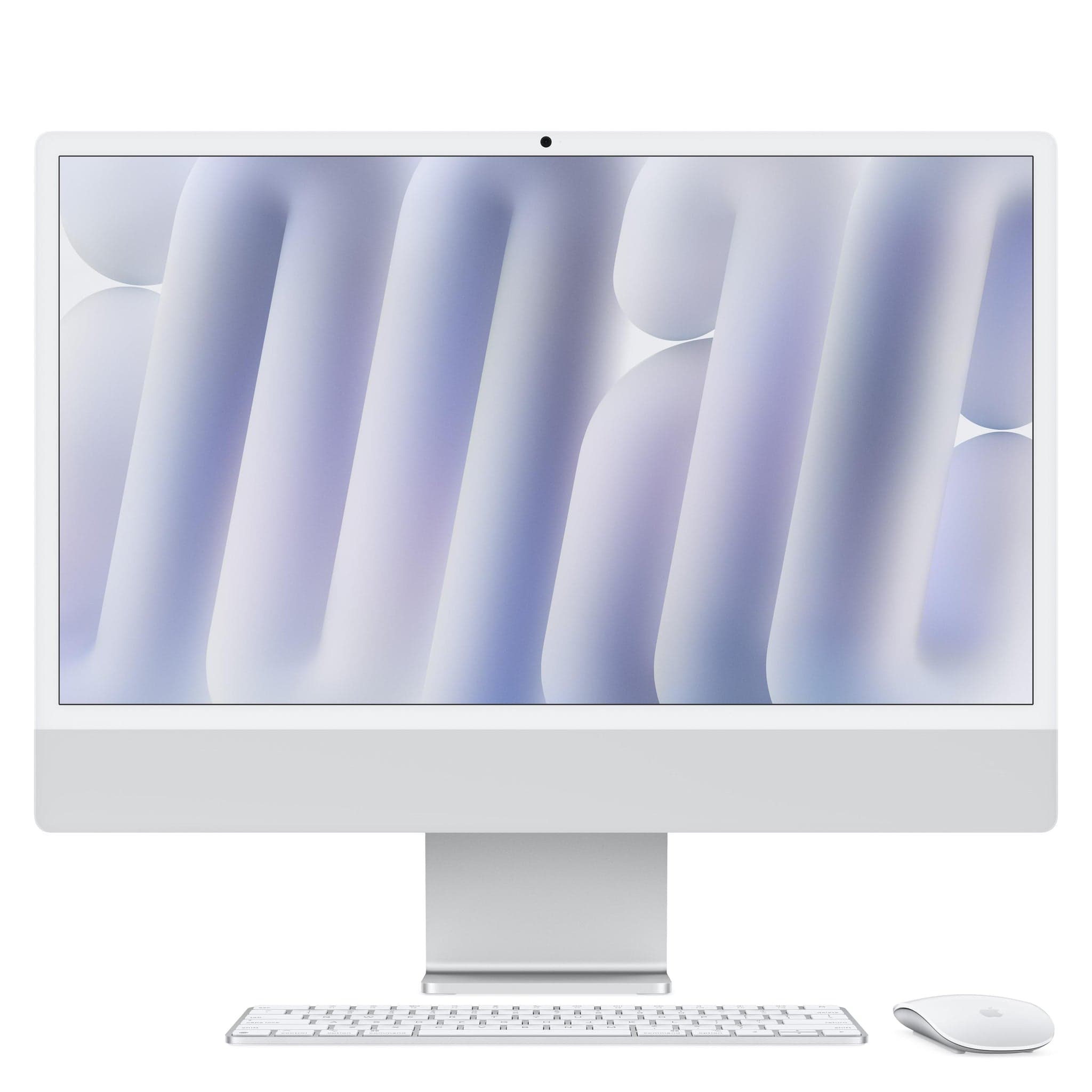 24-inch iMac with Retina 4.5K display: Apple M4 chip with 8‑core CPU and 8‑core GPU, 16GB, 256GB SSD - Silver
