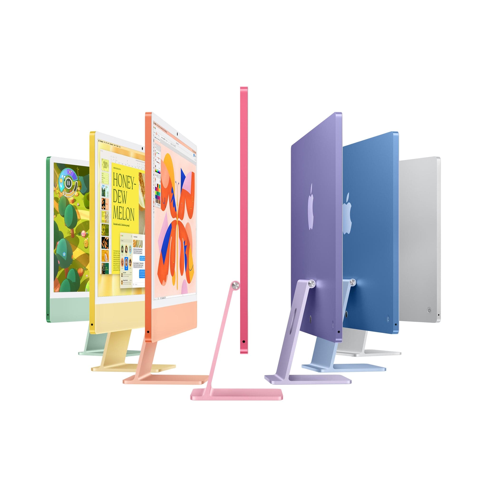 24-inch iMac with Retina 4.5K display: Apple M4 chip with 10‑core CPU and 10‑core GPU, 24GB, 512GB SSD - Silver