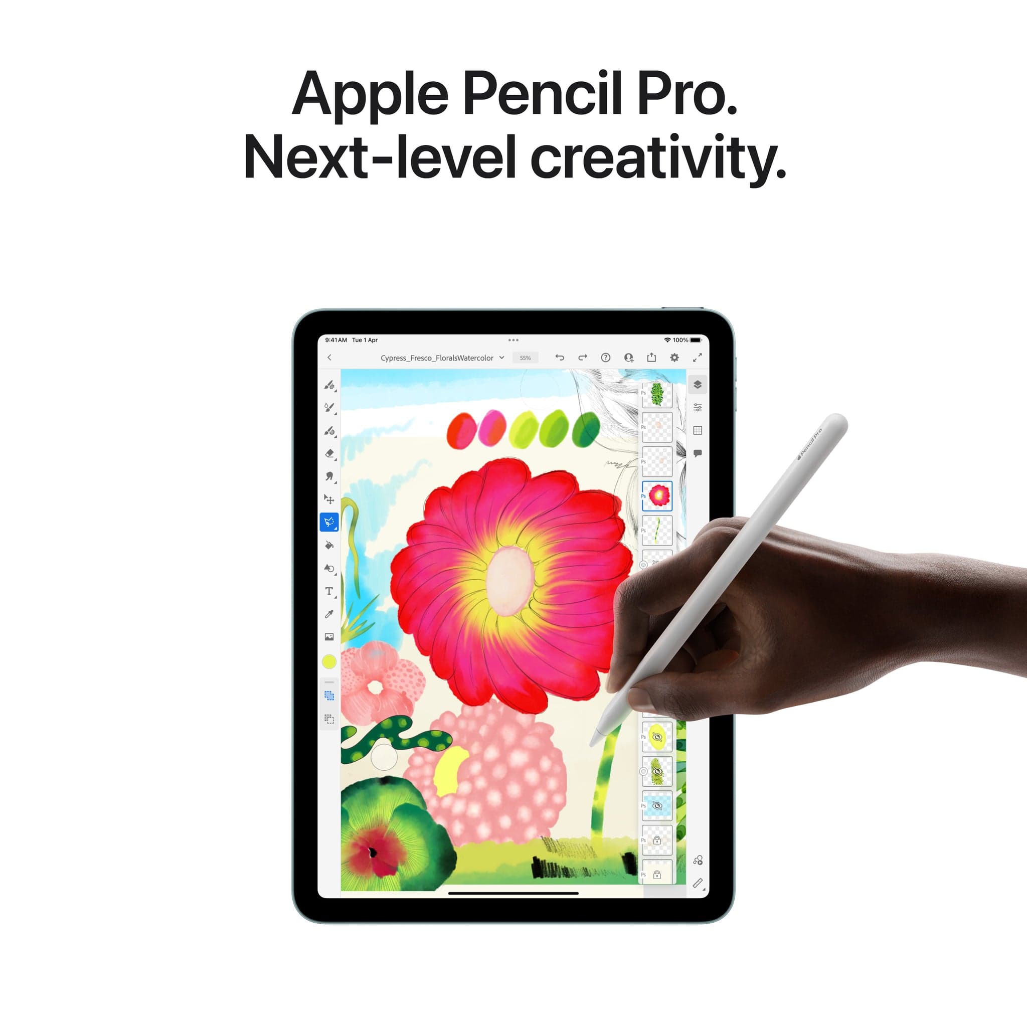 13-inch iPad Air Wi-Fi + Cellular 128GB - Starlight M3